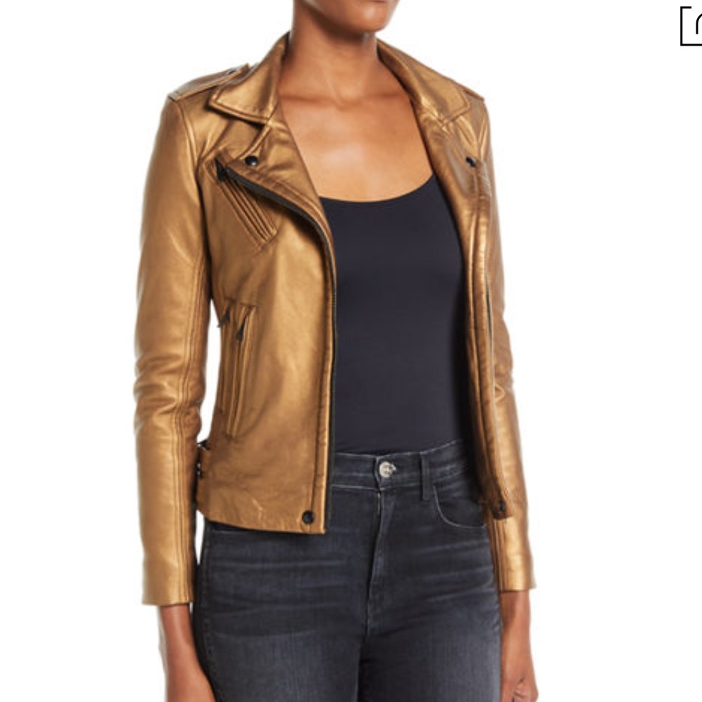 IRO Bronze Leather Jacket